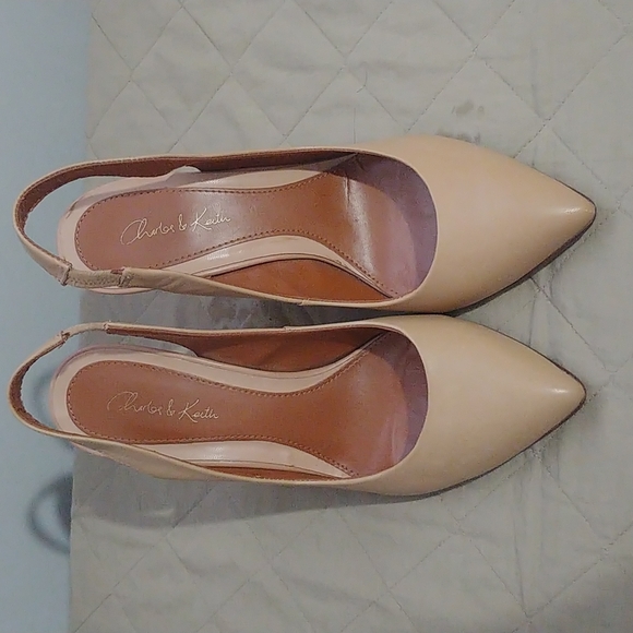 Charles and Keith Nude Heeled Shoes - Picture 2 of 7